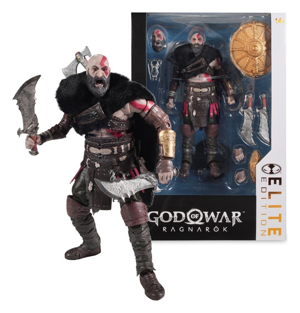 God of War Ragnarok McFarlane Elite Edition Deluxe Actionfigur Kratos #18 18 cm