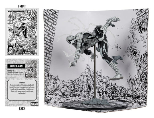 Marvel PVC Statue !/10 Spider-Man (Line Art) (The Amazing Spider-Man #318) (Gold Label) 17 cm