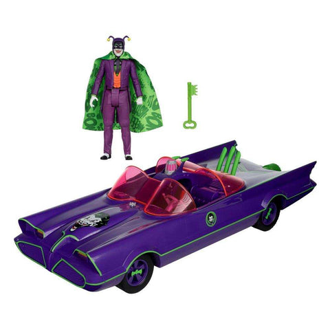 DC Retro Batman 66 Batmobil with Joker (Gold Label) 15 cm - Smalltinytoystore