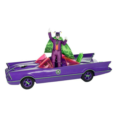 DC Retro Batman 66 Batmobil with Joker (Gold Label) 15 cm - Smalltinytoystore