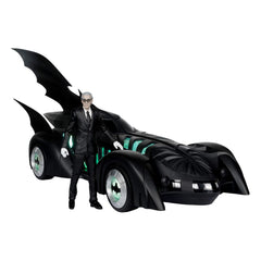 Batman Forever DC Multiverse Alfred Pennyworth & Batmobile (Gold Label) 79 cm