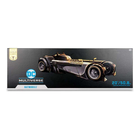 DC Multiverse Fahrzeug White Knight Batmobile (Gold Label) 18 cm - Smalltinytoystore