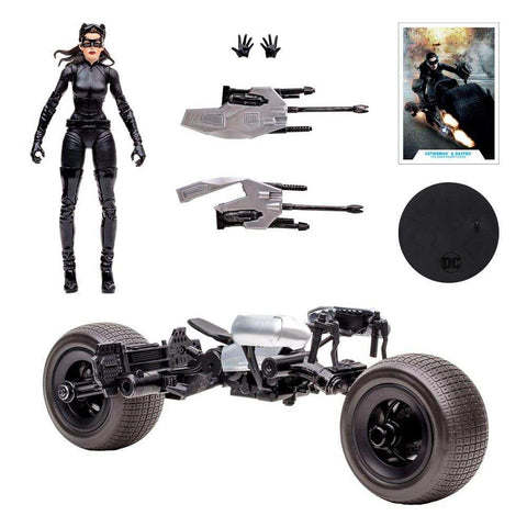 DC Multiverse Fahrzeug Batpod with Catwoman (The Dark Knight Rises) - Smalltinytoystore