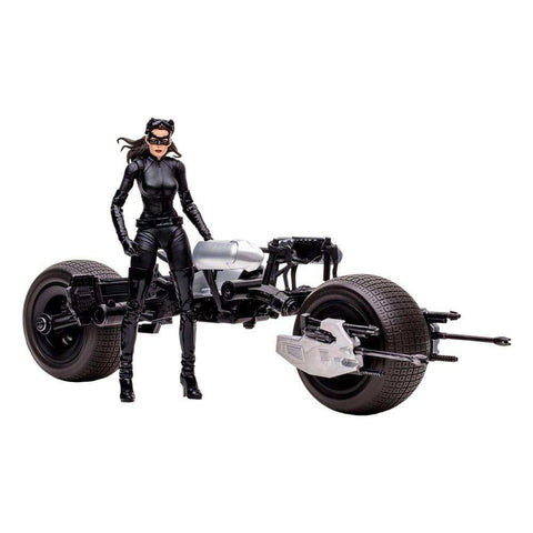 DC Multiverse Fahrzeug Batpod with Catwoman (The Dark Knight Rises) - Smalltinytoystore