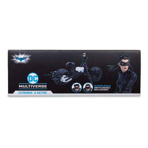 DC Multiverse Fahrzeug Batpod with Catwoman (The Dark Knight Rises) - Smalltinytoystore