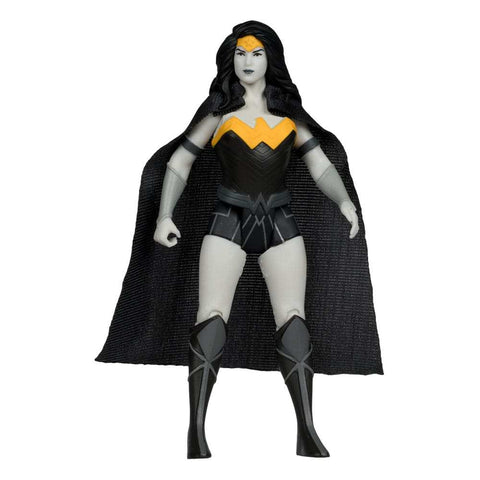 DC Direct Super Powers Batman, Superman & Wonder Woman Black & White Accent Edition Gold Label 13 cm