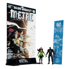 DC Direct Page Punchers Actionfiguren 2er-Pack Batman of Earth-44 & Batman of Earth-11 (Dark Nights Metal) 8 cm