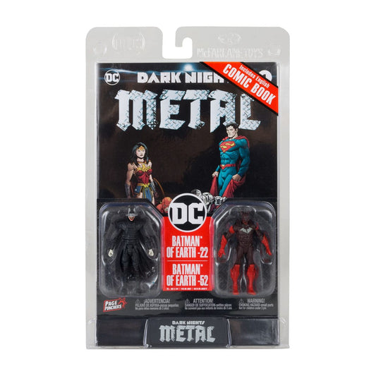 DC Direct Gaming Actionfiguren & Comic Batman Who Laughs & Red Death (Dark Nights Metal #1) 8 cm