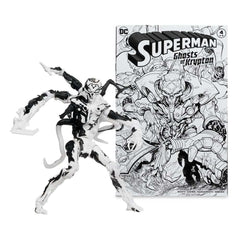 DC Direct Page Punchers Actionfiguren & Comic 4er Pack Superman Series (Sketch Edition) (Gold Label) 18 cm