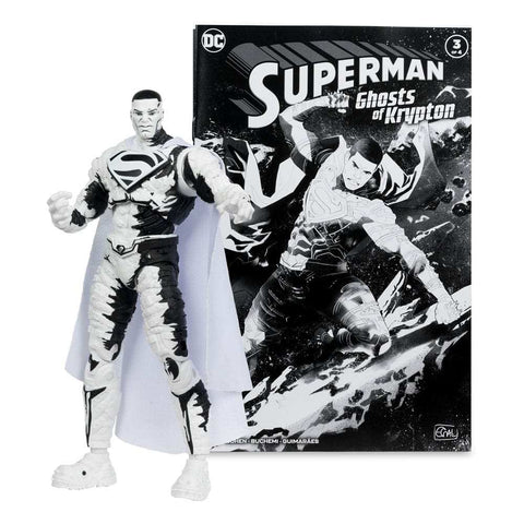 DC Direct Page Punchers Actionfiguren & Comic 4er Pack Superman Series (Sketch Edition) (Gold Label) 18 cm