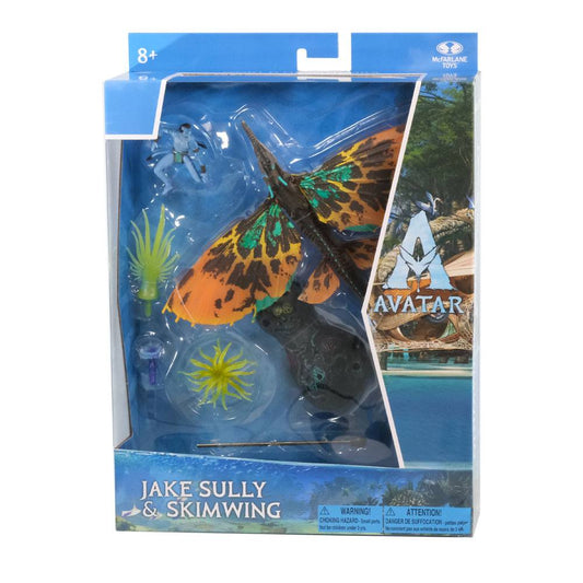 Avatar: The Way of Water Deluxe Large Actionfiguren Jake Sully & Skimwing