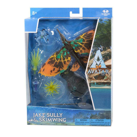 Avatar: The Way of Water Deluxe Large Actionfiguren Jake Sully & Skimwing