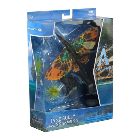 Avatar: The Way of Water Deluxe Large Actionfiguren Jake Sully & Skimwing