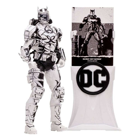 DC Multiverse Actionfigur Hazmat Suit Batman (Line Art) (Gold Label) 18 cm Sketch Edition