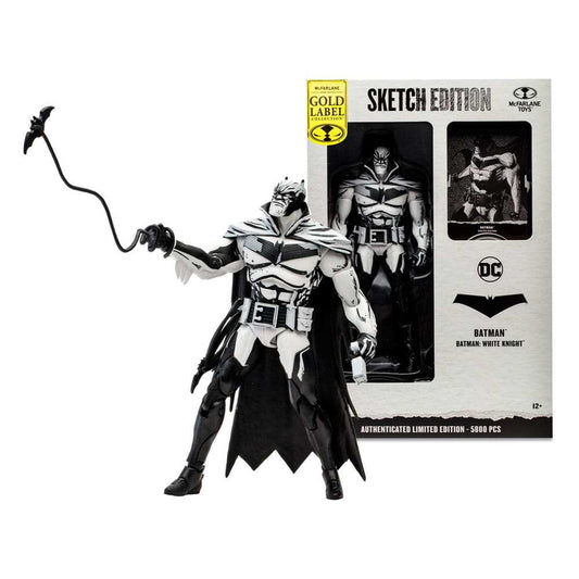 DC Multiverse Actionfigur Sketch Edition Batman (Batman: White Knight) (Gold Label) 18 cm