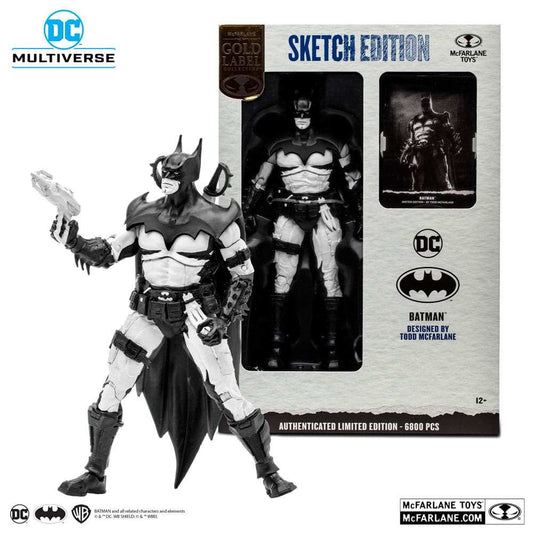 DC Multiverse Actionfigur Batman by Todd McFarlane Sketch Edition (Gold Label) 18 cm