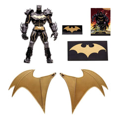 DC Multiverse Actionfigur Batman (Hellbat) (Knightmare) (Gold Label) 18 cm