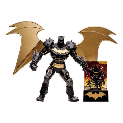 DC Multiverse Actionfigur Batman (Hellbat) (Knightmare) (Gold Label) 18 cm