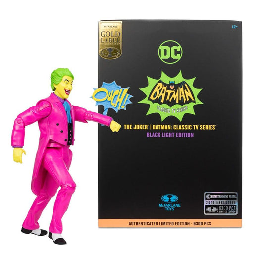 DC Multiverse BM66 The Joker (Black Light) (Gold Label) 18 cm - Smalltinytoystore