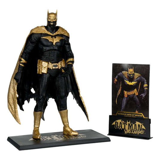 DC Multiverse Batman of Earth-22 Infected (Dark Metal) Knightmare Edition (Gold Label) 18 cm