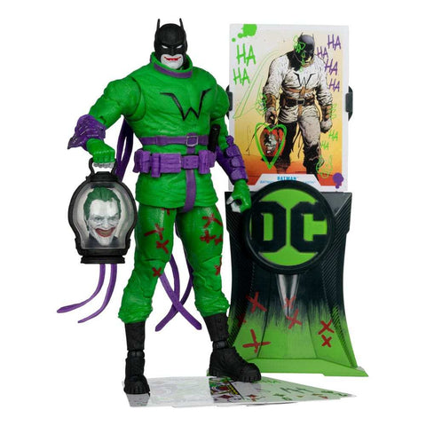 DC Multiverse Actionfigur Batman (Batman Last Knight on Earth) Jokerized (Gold Label) 18 cm