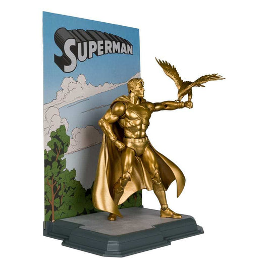 DC Multiverse Superman (Centennial Park Tribute Statue) Gold Label 18 cm