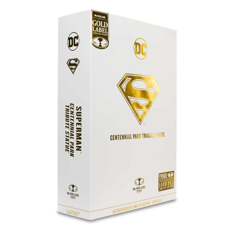 DC Multiverse Superman (Centennial Park Tribute Statue) Gold Label 18 cm