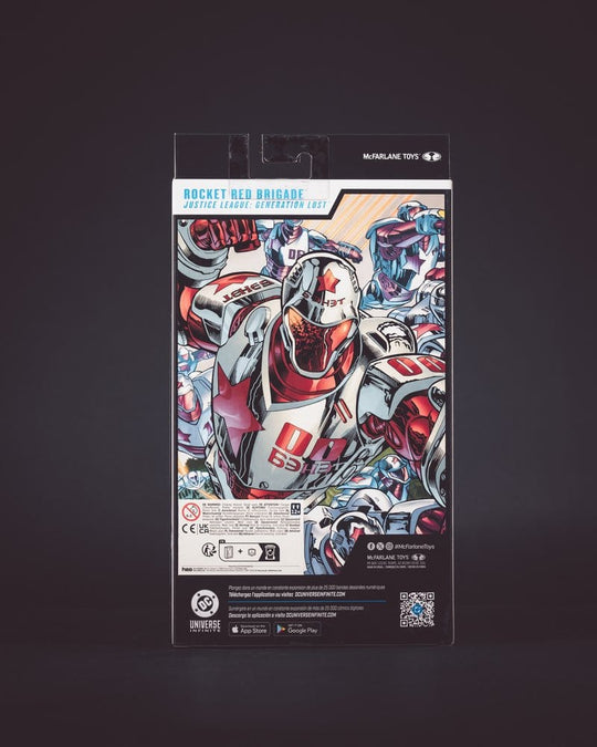 Justice League: Generation Lost DC Multiverse Actionfigur Rocket Red Brigade  (Chase) 18 cm