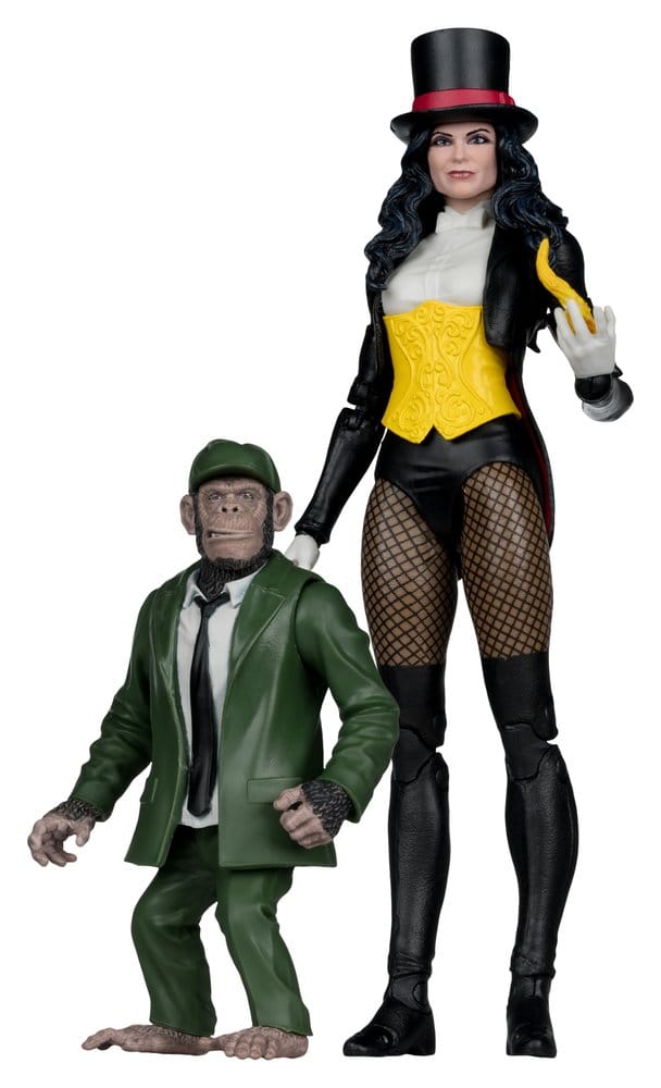 DC Classic McFarlane Actionfigur Zatanna with Detective Chimp Collector Edition #53 18 cm