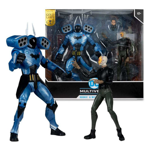 DC Multiverse Actionfiguren 2er-Pack Rookie & Mr. Bloom (Batman Endgame) (Gold Label) (SDCC) 18 cm