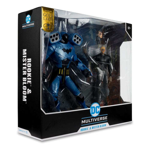 DC Multiverse Actionfiguren 2er-Pack Rookie & Mr. Bloom (Batman Endgame) (Gold Label) (SDCC) 18 cm