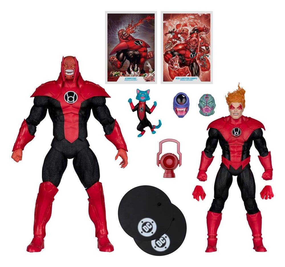 DC Multiverse Actionfiguren 2er-Pack Atrocitus and Red Lantern Corps (Green Lantern) 18 cm