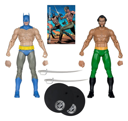 DC Multiverse McFarlane Elite Edition Actionfiguren 2er-Pack Batman vs Ra's al Ghul (Batman #244) (Gold Label) 18 cm