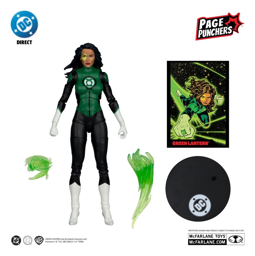 DC Direct Page Punchers Actionfigur Jessica Cruz (Green Lanterns # 48) (Red Platinum Edition) 18 cm