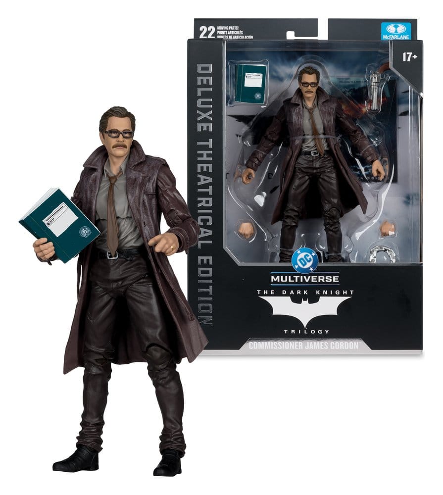 DC Multiverse Actionfigur Commissioner James Gordon (The Dark Knight Trilogy) Deluxe Theatrical Edition 18 cm