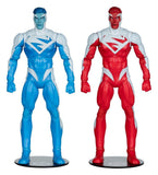 DC Multiverse Actionfiguren 2er-Pack Superman Blue vs. Superman Red (Gold Label) 18 cm