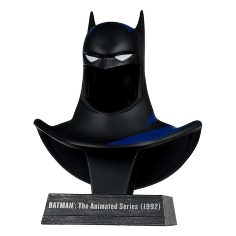 Batman The Animated Series 1992 DC Direct Mini-Replik 1/3 Batman Maske Gold Label 19 cm