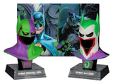 Batman DC Direct Mini-Replik 1/3 2er-Pack Batman Masken Hush & Knightfall (Jokerized) (Gold Label) 18 cm