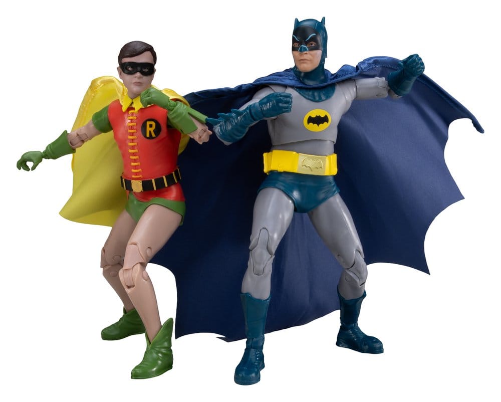 Batman Classic TV Series DC Multiverse McFarlane Collector Edition Actionfiguren 2er-Pack Batman und Robin 18 cm