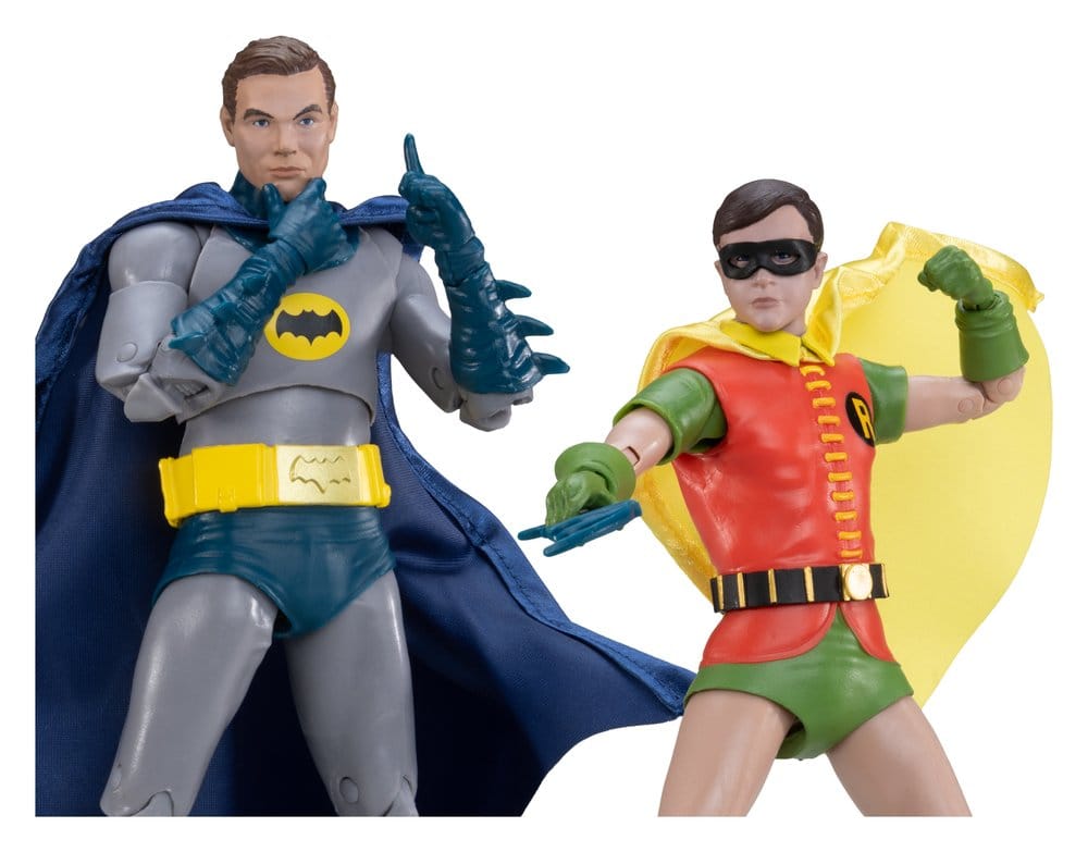 Batman Classic TV Series DC Multiverse McFarlane Collector Edition Actionfiguren 2er-Pack Batman und Robin 18 cm
