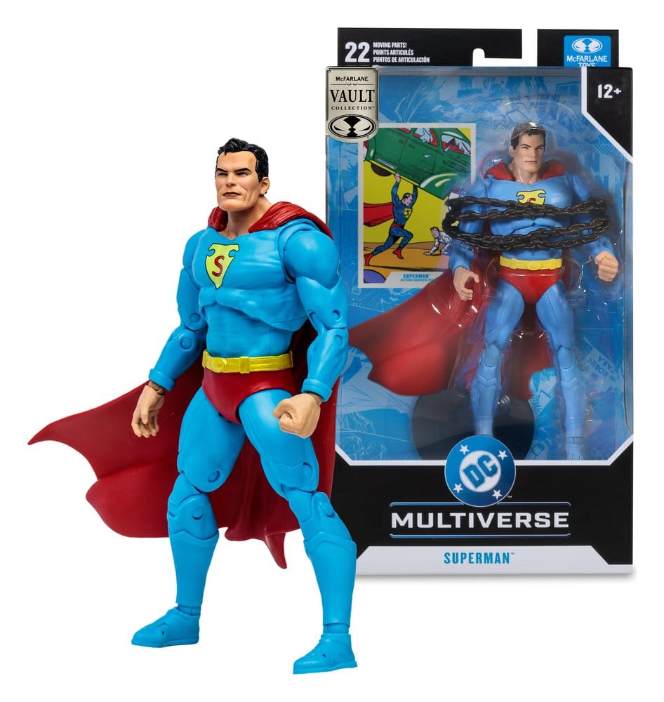 DC Multiverse McFarlane Vault Collection Actionfigur Superman (Action Comics) 18 cm