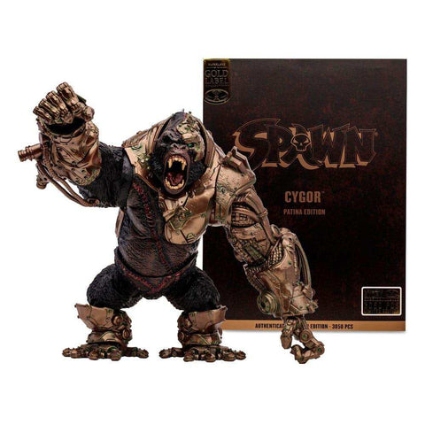 Spawn Megafig Actionfigur Cygor Patina Edition (Gold Label) 30 cm - Smalltinytoystore