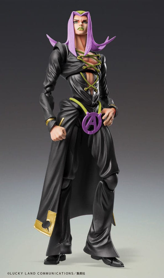 JoJo's Bizarre Adventure Part 5 Super Action Actionfigur Chozokado Leone Abbacchio Black Ver. 16 cm