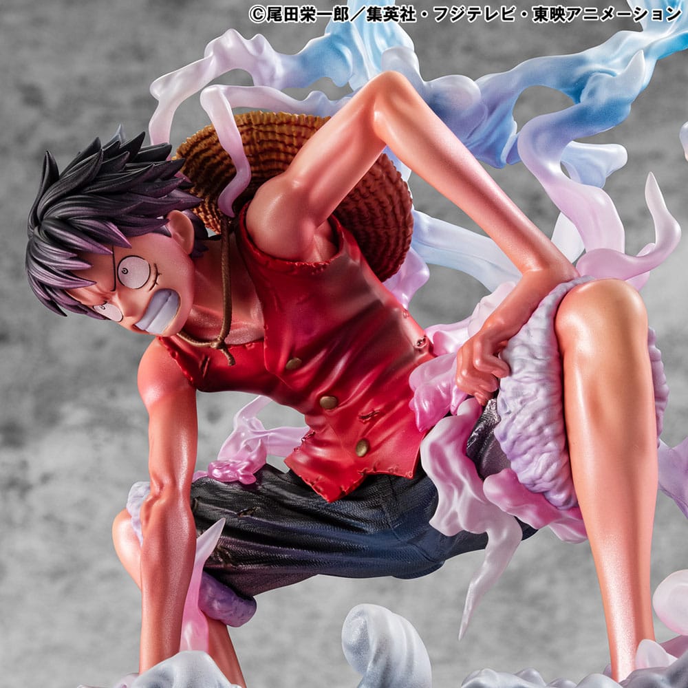 One Piece P.O.P PVC Statue Monkey D. Ruffy Gear 2 Limited Edition 19 cm