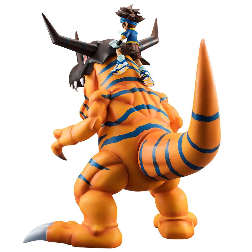 Digimon Adventure G.E.M. Serie PVC Statue Greymon & Tai 25 cm