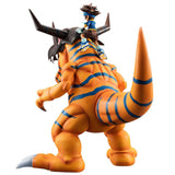 Digimon Adventure G.E.M. Serie PVC Statue Greymon & Tai 25 cm