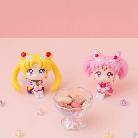 Sailor Moon Cosmos The Movie Look Look Up PVC Statuen Eternal Sailor Moon & Eternal Sailor Chibi Moon LTD Ver. 11 cm