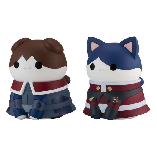 Mobile Suit Gundam SEED Mega Cat Project Nyanto! The Big Cat Nyandam SEED Series Sammelfiguren Set 10 cm (with gift)