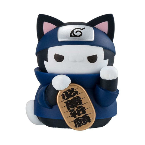 Naruto-Nyaruto! Mega Cat Project Nyaruto! Sammelfiguren Beckoning cat fortune one more time 7 cm Sortiment (6)