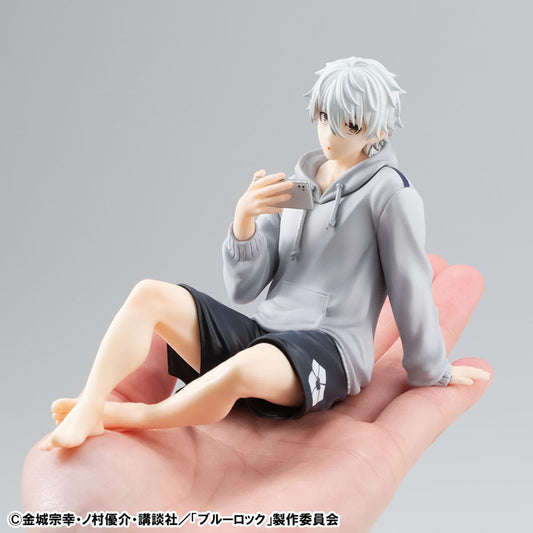 Blue Lock G.E.M. Serie PVC Statue Seishiro Nagi Repaint Ver. Palm Size 9 cm